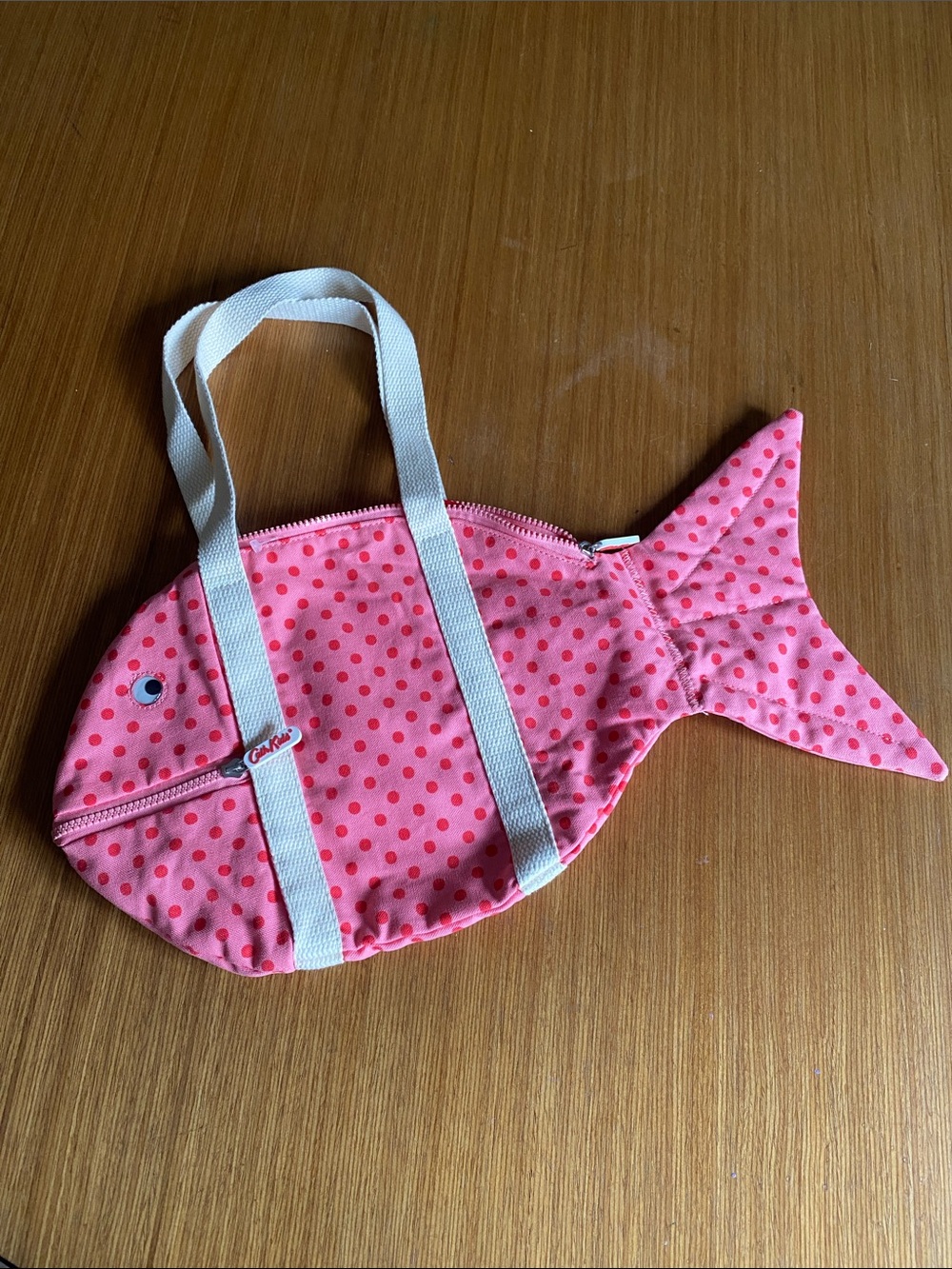 NWOT Cath Kidston Fish Shape Tote Purse Bag Cath Kids HARD TO FIND